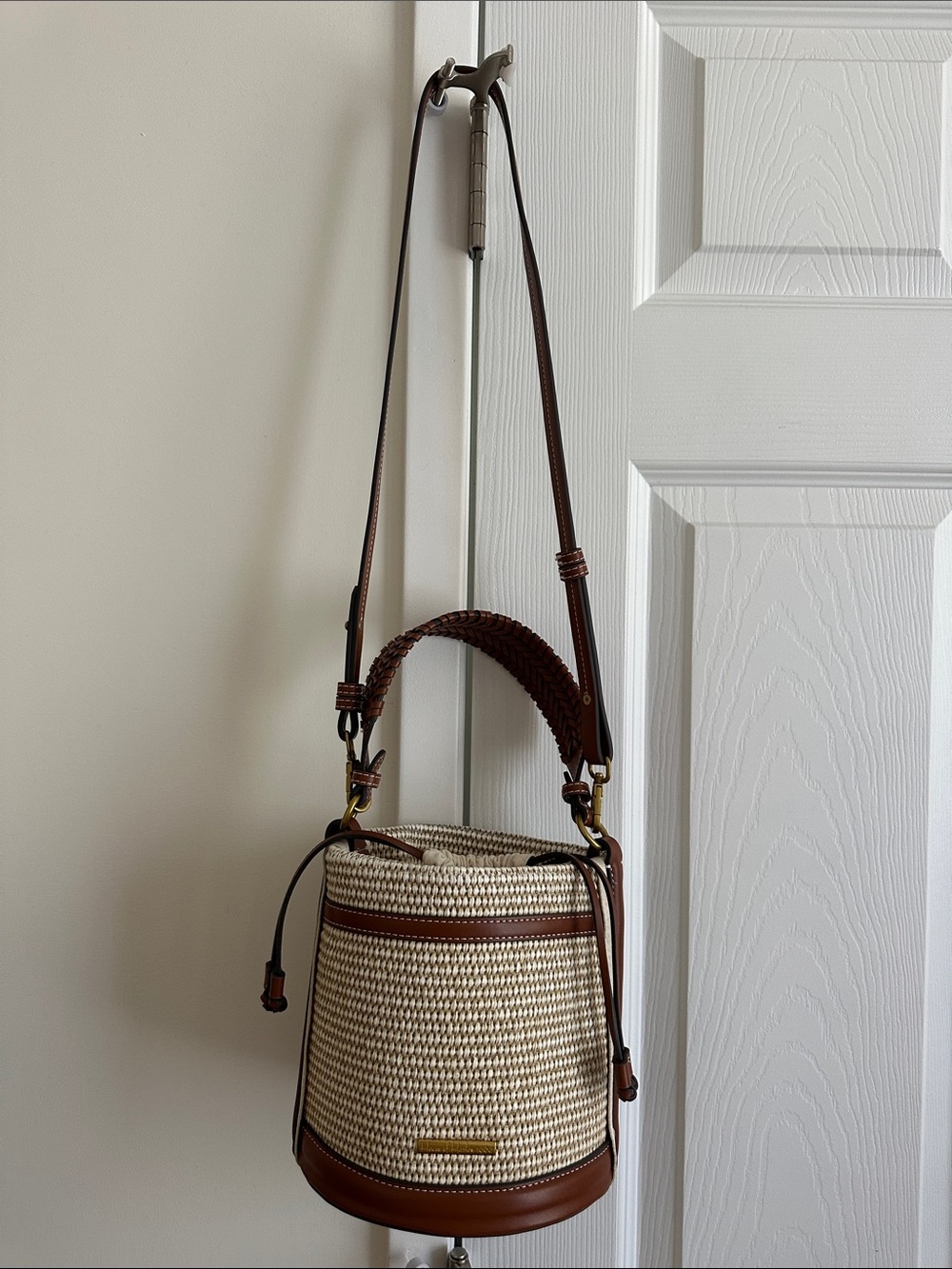 House of Harlow 1960 Woven Style Bucket Bag